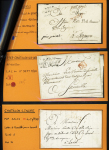 19 plis avec marques postales et lettre affranchies de Chatillon sur Indre dont 2 ports payés 41 x 17mm, boites rurales etc. Joli lot