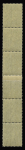 N°7 50c bleu, variété bande verticale de 6 avec raccord