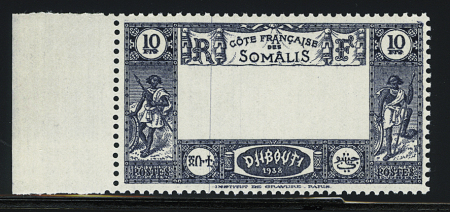 N°168a 10f, variété centre omis, bdf, **, TTB