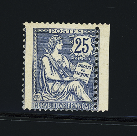 N°127 piquage décalé, ** (ou quasi **), TTB. Signé