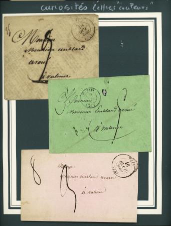 Lot de 63 lettres VALENTINES, principalement France,