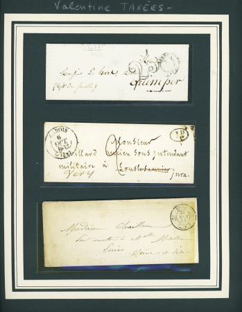 Lot de 63 lettres VALENTINES, principalement France,