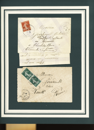 Lot de 63 lettres VALENTINES, principalement France,