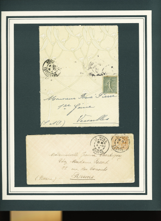 Lot de 63 lettres VALENTINES, principalement France,