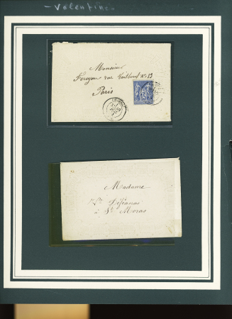 Lot de 63 lettres VALENTINES, principalement France,