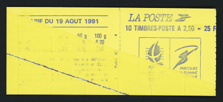 N°2720-C1 Marianne de Briat 2f50, carnet Albertville,