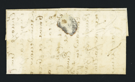 Lettre de Nantes pour Rennes (1718) (L n°2), ind 18. TB