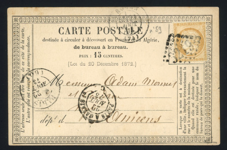 Carte Postale Annonce modèle N°10, 15c Cérès GC3219,