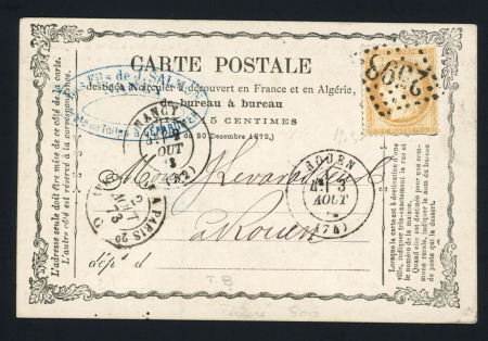 CP Annonces modèle N°10, 10c Cérès GC2398, Saint