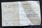 AREOPHILATELIE : DOCUMENTS DE JOSEPH LE BRIX Appareil photo "Krauss Paris" avec mention gravée "Le Brix tour du monde 1927 - 1928" (c'est cet appareil qu'emporta Le Brix lors de son tour du monde de 57 410 km en 30 éta