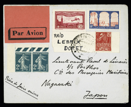 1ère tentative France-Japon par Duret, Le Brix et Mesmin