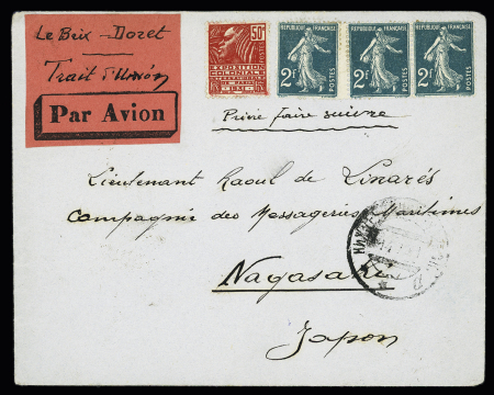 1ère tentative France-Japon par Duret, Le Brix et Mesmin