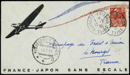 N°272 OBL CAD "Bourget-Aviation Seine" (12.7.31) sur