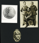 7 photos retouchées du tour du monde aérien de Costes et Le Brix publiées dans le Petit Journal. TB