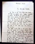 14 lettres manuscrites adressées par Joseph Le Brix à sa compagne "Milette" Fossard et signées "JO" datées de Paris, Martigues, Allahabad. TB
