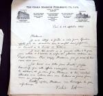 Ensemble de documents dont certains postérieurs à la mort de Le Brix : préparation du raid Paris-Tokyo, factures, etc. A étudier. TB