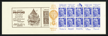 N°886-CP2 Carnet privé Ville de Provins, **, TB (cote