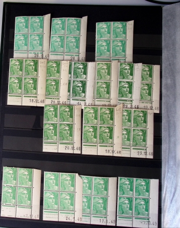 Marianne de Gandon : un classeur vert avec +146 coins-datés,