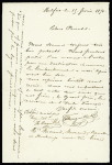 Lettre   du Siège de Belfort (4.11.70 au 16.2.71)