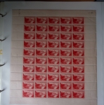 Année complète 1947 n° 772 à 792 en feuilles entières,