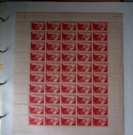 Année complète 1947 n° 772 à 792 en feuilles entières,