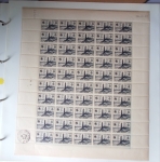 Année complète 1947 n° 772 à 792 en feuilles entières,