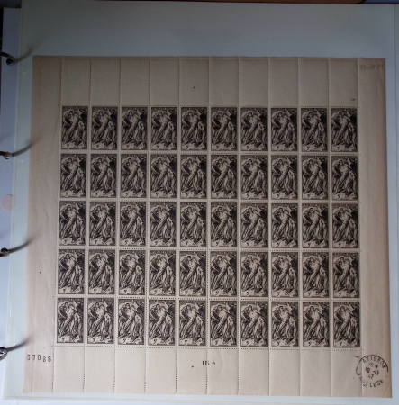 Année complète 1947 n° 772 à 792 en feuilles entières,