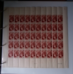 Année complète 1947 n° 772 à 792 en feuilles entières,
