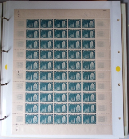 Année complète 1951 n°878 à 918 en feuilles entières,