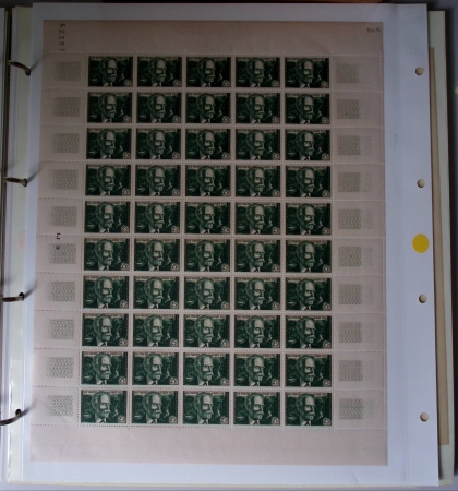 Année complète 1951 n°878 à 918 en feuilles entières,