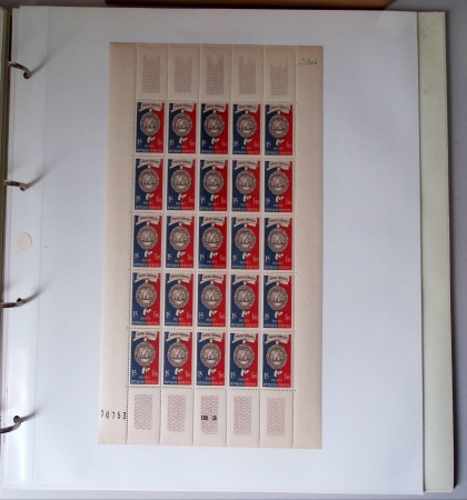 Année complète 1951 n°878 à 918 en feuilles entières,