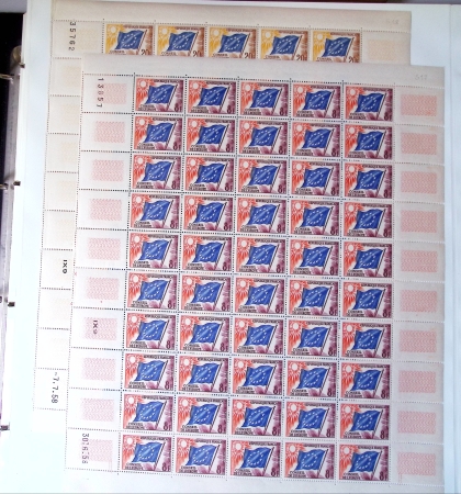 SERVICE 1958 à 2001 Collection complète des feuilles