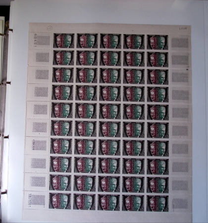 SERVICE 1958 à 2001 Collection complète des feuilles