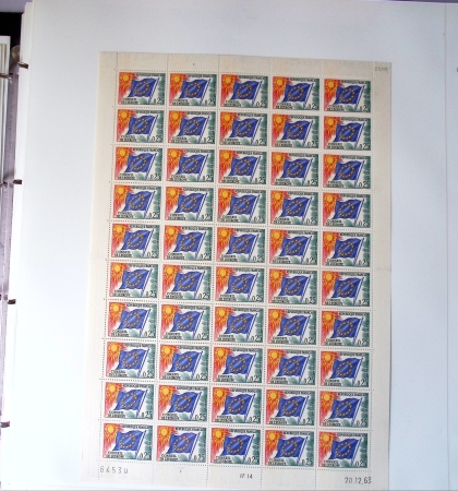 SERVICE 1958 à 2001 Collection complète des feuilles