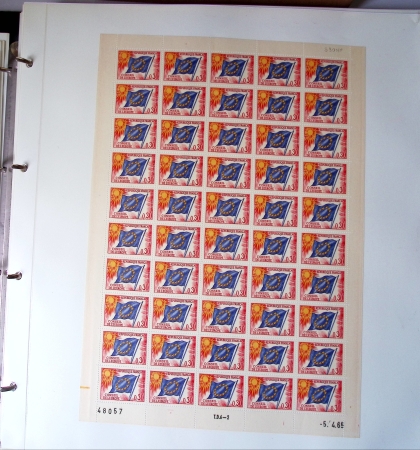 SERVICE 1958 à 2001 Collection complète des feuilles