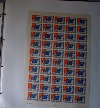 SERVICE 1958 à 2001 Collection complète des feuilles