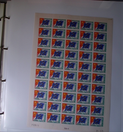 SERVICE 1958 à 2001 Collection complète des feuilles