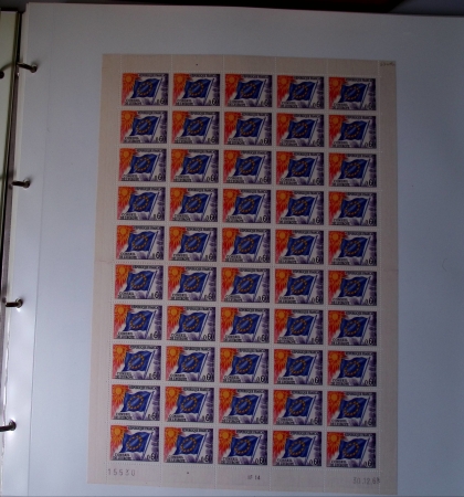 SERVICE 1958 à 2001 Collection complète des feuilles