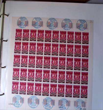 SERVICE 1958 à 2001 Collection complète des feuilles