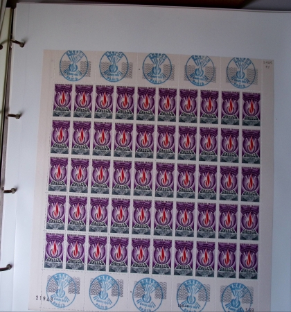 SERVICE 1958 à 2001 Collection complète des feuilles