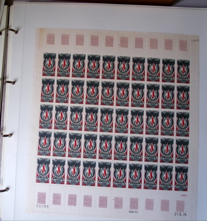 SERVICE 1958 à 2001 Collection complète des feuilles