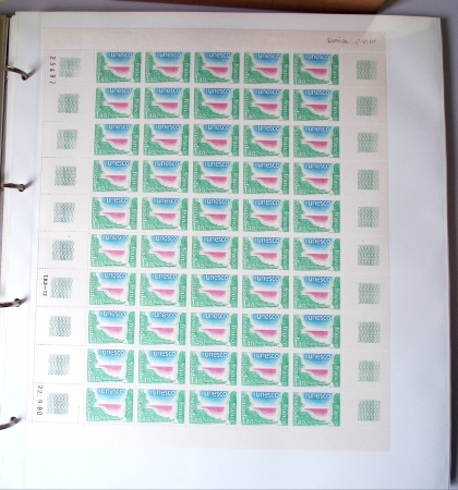 SERVICE 1958 à 2001 Collection complète des feuilles