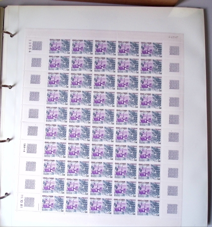 SERVICE 1958 à 2001 Collection complète des feuilles