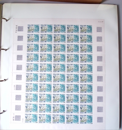 SERVICE 1958 à 2001 Collection complète des feuilles