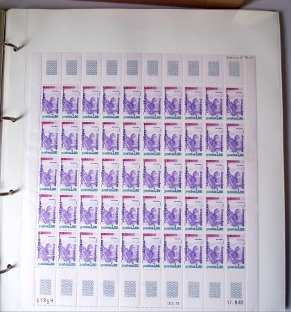 SERVICE 1958 à 2001 Collection complète des feuilles