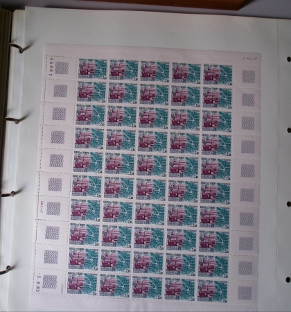 SERVICE 1958 à 2001 Collection complète des feuilles
