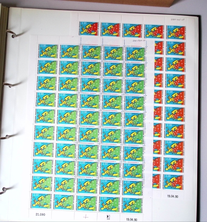 SERVICE 1958 à 2001 Collection complète des feuilles