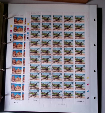 SERVICE 1958 à 2001 Collection complète des feuilles