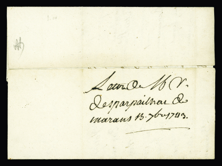 MP "Marans" (Lenain n°1, Dubus n°1) (1743), ind 14, TB