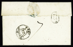 MP "P 36 P Marans" (type 6, 31x8mm - 1814) avec trait de plume de confirmation de port payé, ind 13, TB